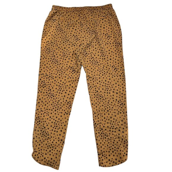 Marine Layer Allison Tulip Hem Cheetah Print Pant Size Medium - Picture 3 of 9